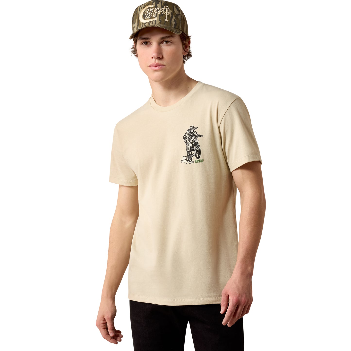 Ariat Men's Full Throttle Natural T-Shirt 10080590