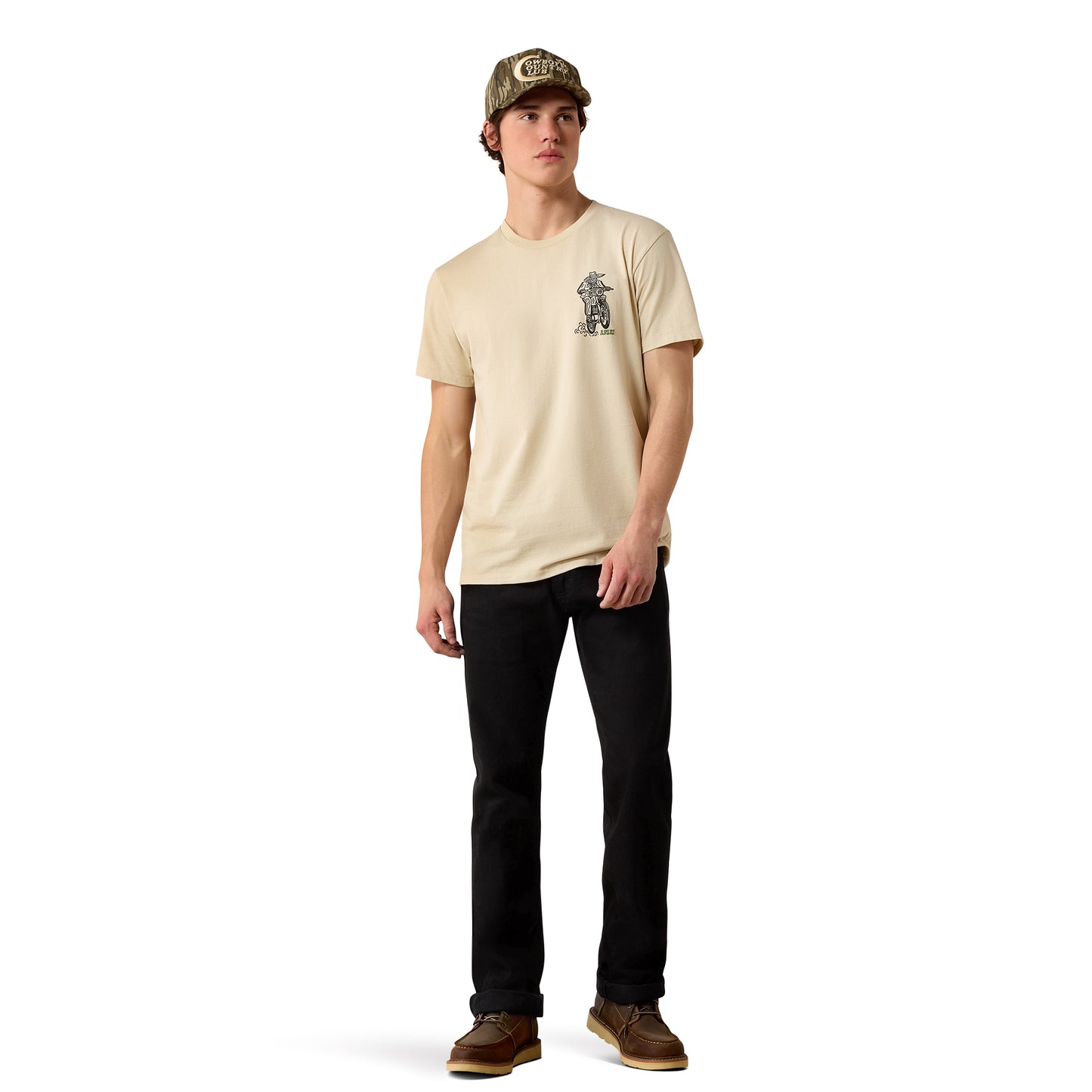Ariat Men's Full Throttle Natural T-Shirt 10080590