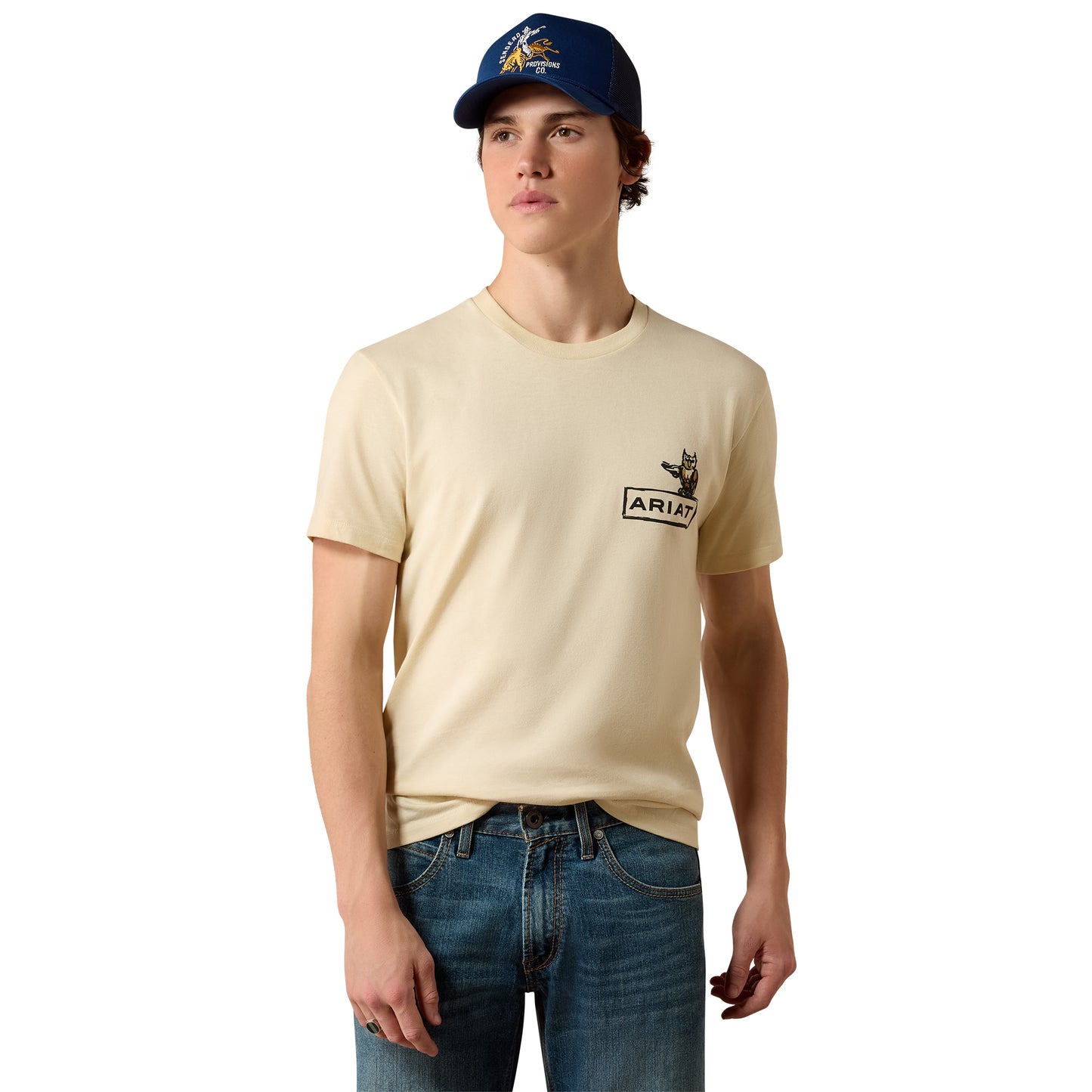 Ariat Men's Sleepy Canyon Wood Ash T-Shirt 10080618