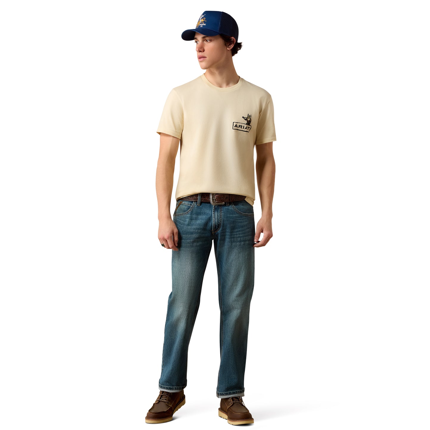 Ariat Men's Sleepy Canyon Wood Ash T-Shirt 10080618
