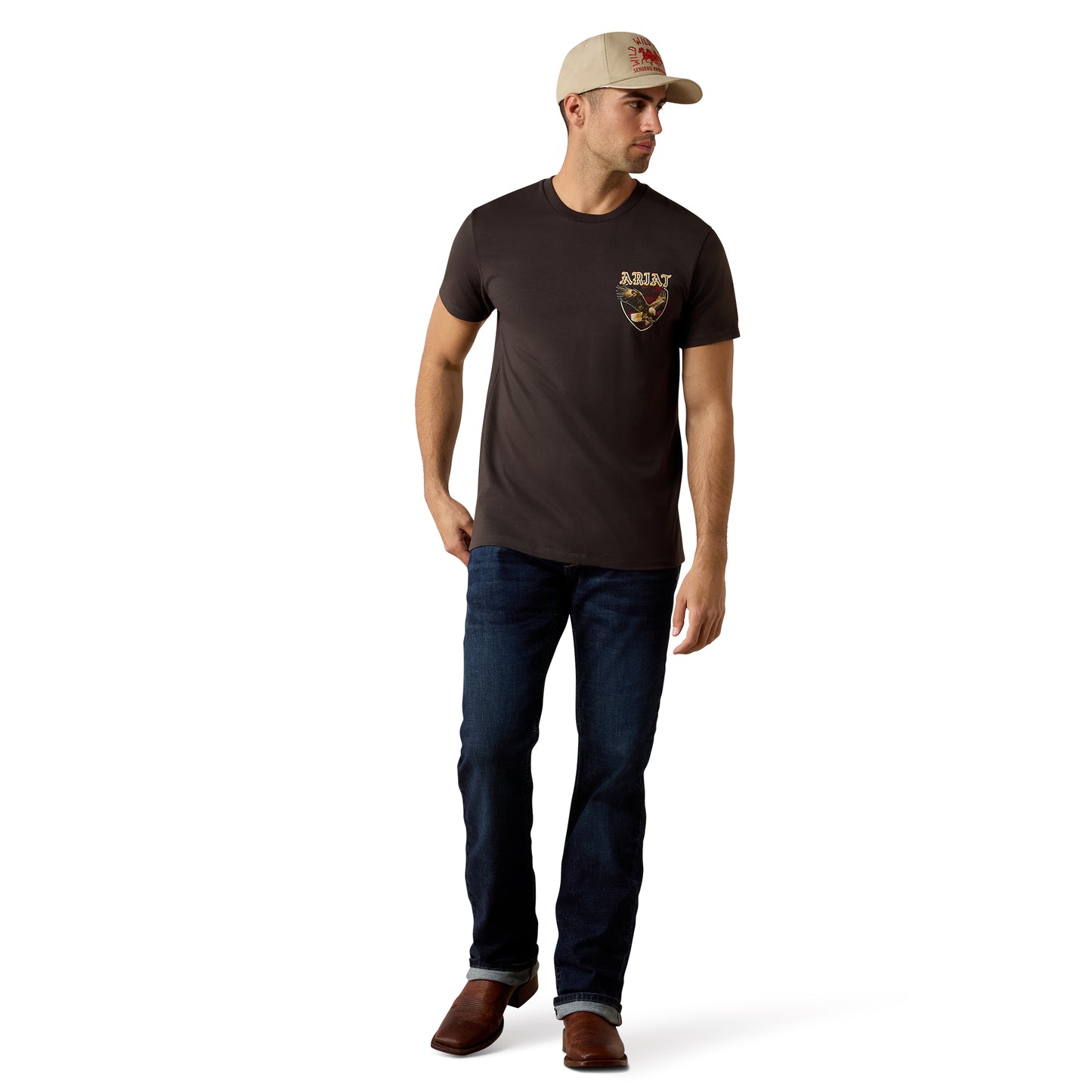 Ariat Men's American Talon Vintage Black T-Shirt 10080627