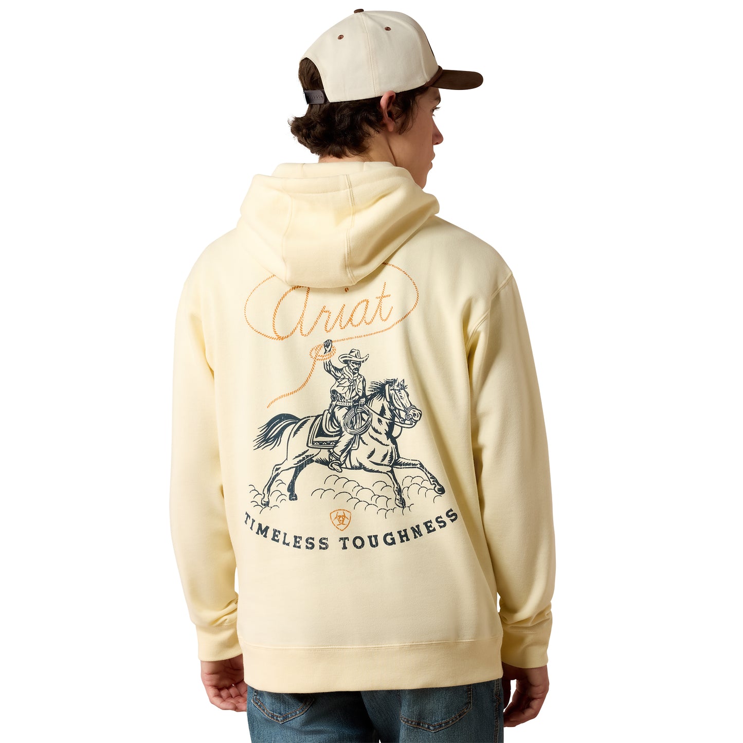 Ariat Men's Ropers Delight Vanilla Custard Hoodie 10080631