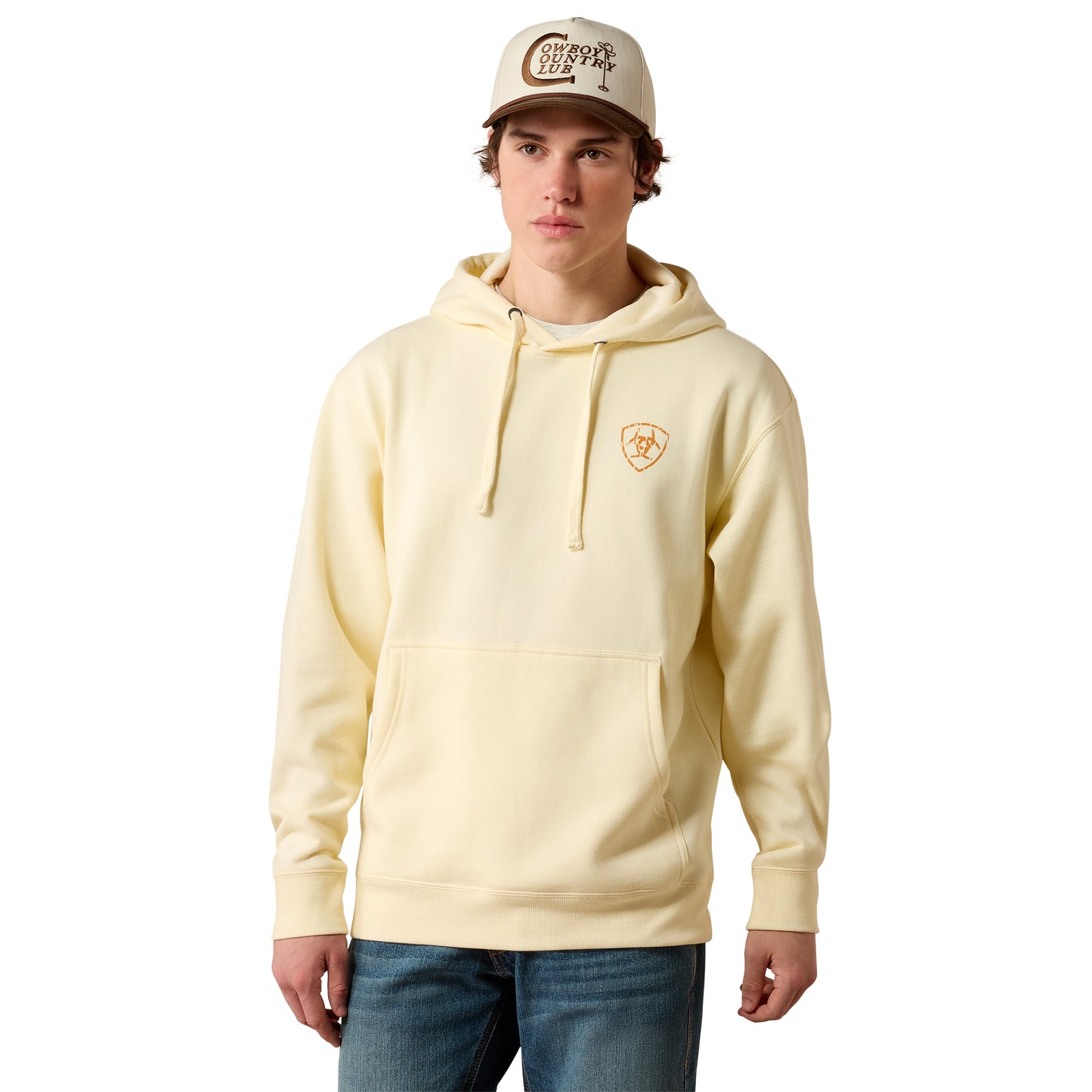 Ariat Men's Ropers Delight Vanilla Custard Hoodie 10080631