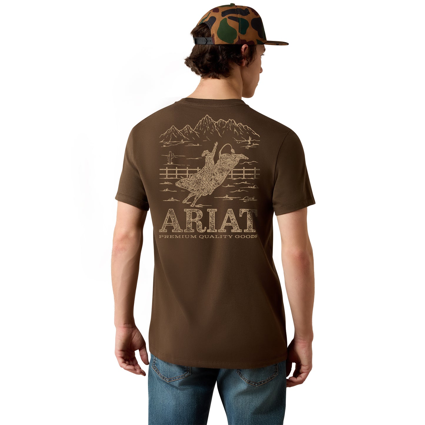 Ariat Men's Mountain Bull Turkish Coffee T-Shirt 10080633