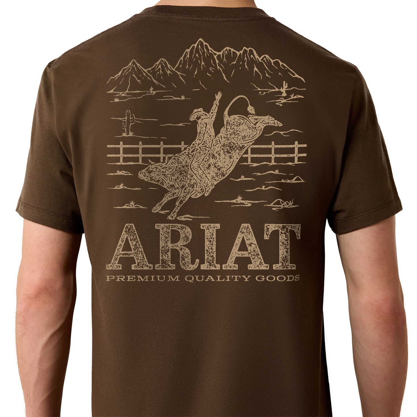 Ariat Men's Mountain Bull Turkish Coffee T-Shirt 10080633
