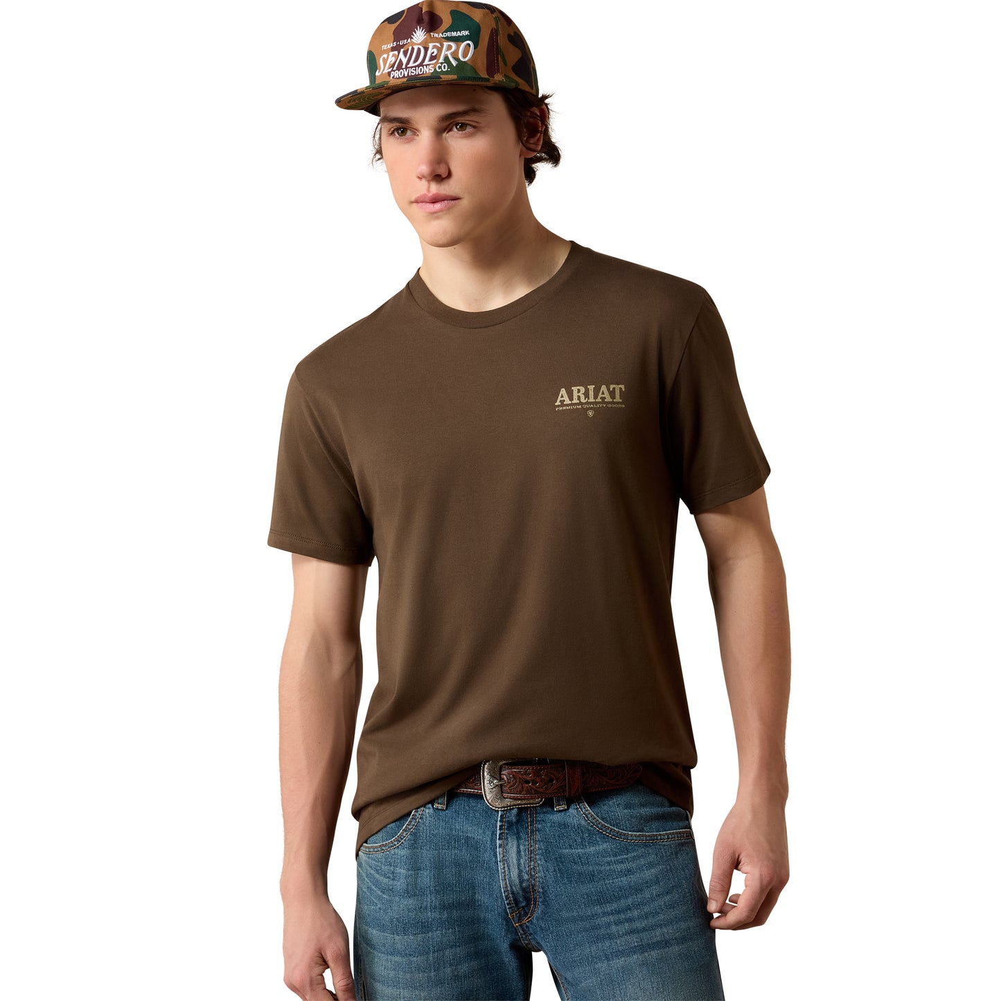 Ariat Men's Mountain Bull Turkish Coffee T-Shirt 10080633