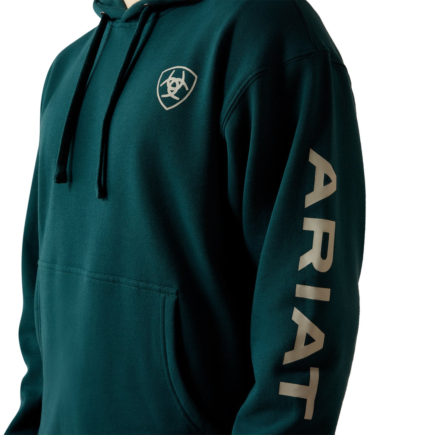 Ariat Men's Logo Sea Moss Hoodie 10080638