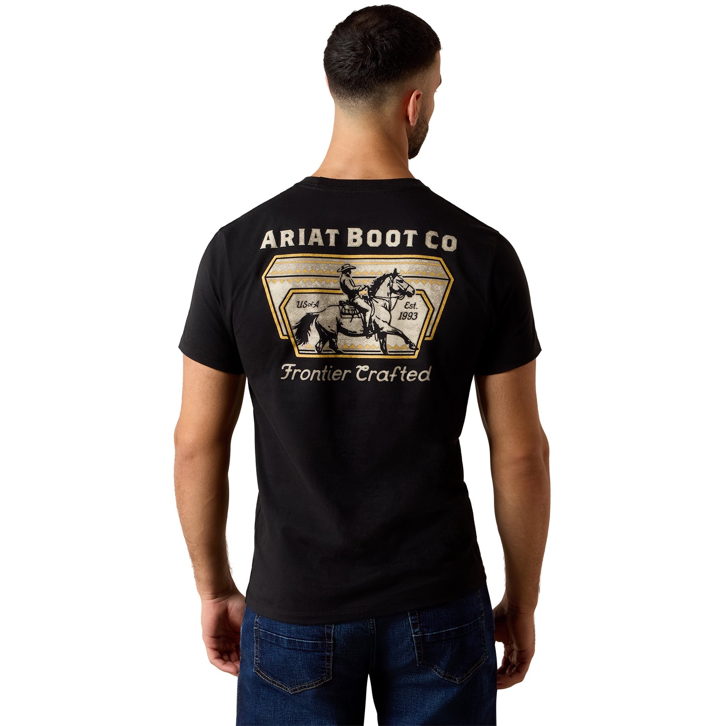 Ariat Men's Frontier Crafted Black T-Shirt 10080684