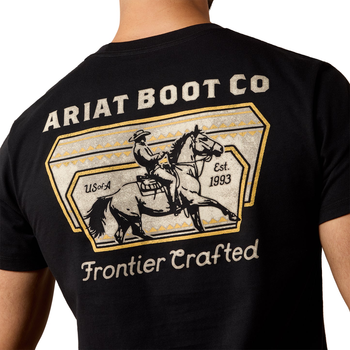 Ariat Men's Frontier Crafted Black T-Shirt 10080684