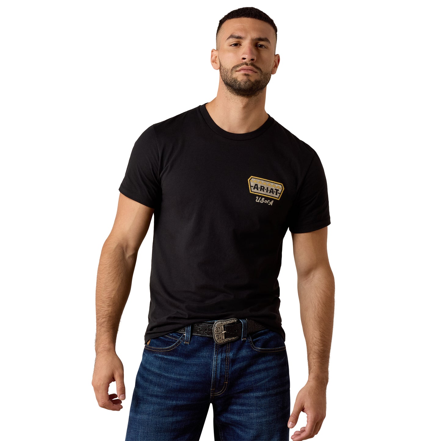 Ariat Men's Frontier Crafted Black T-Shirt 10080684