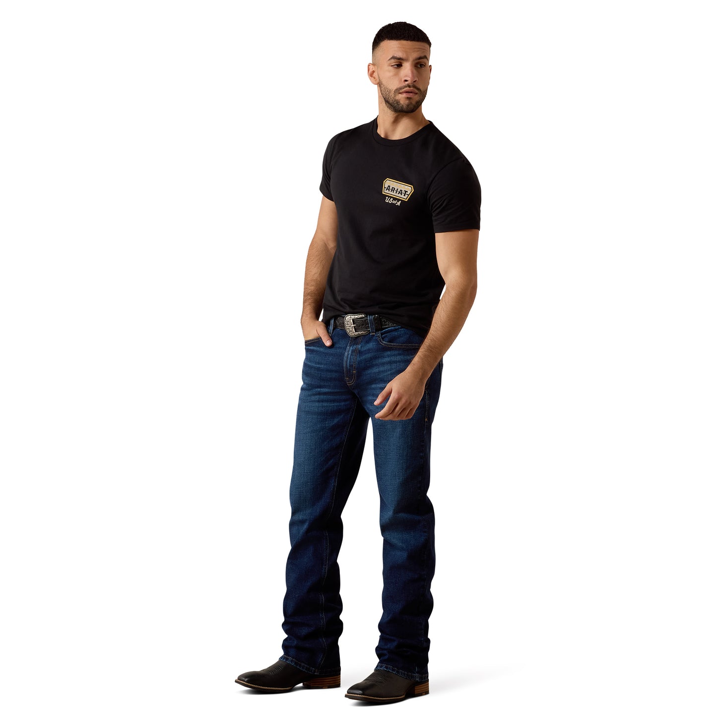 Ariat Men's Frontier Crafted Black T-Shirt 10080684