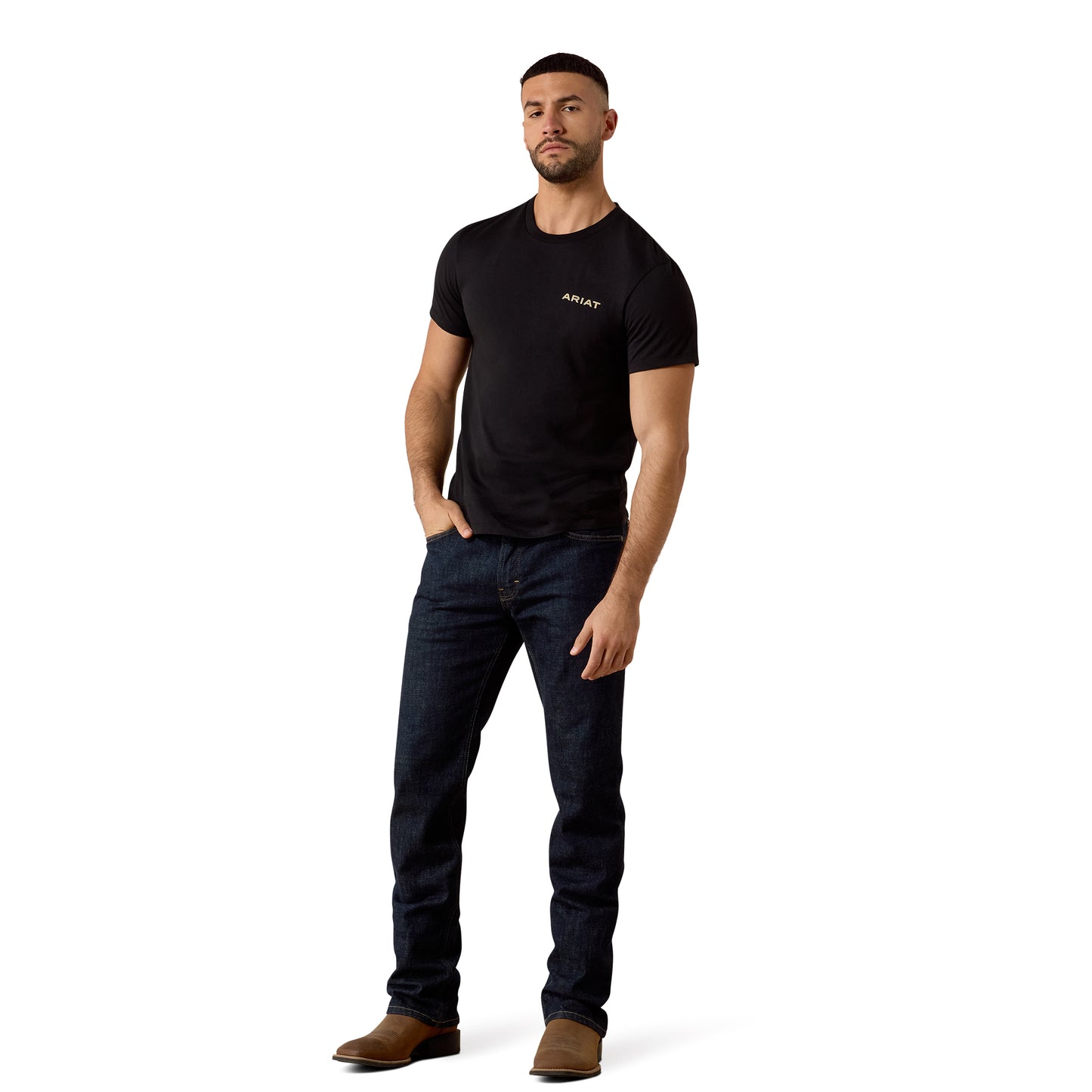Ariat Men's Cojiba Serape Black T-Shirt 10080685