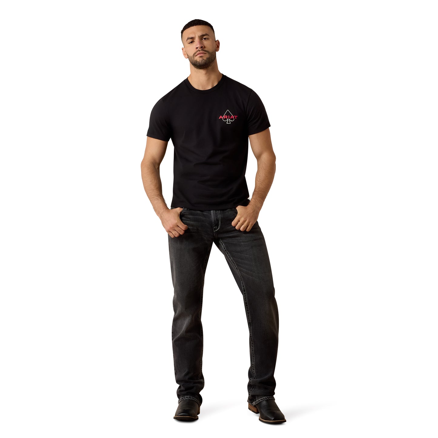 Ariat Men's Ranch Royalty Black T-Shirt 10080686