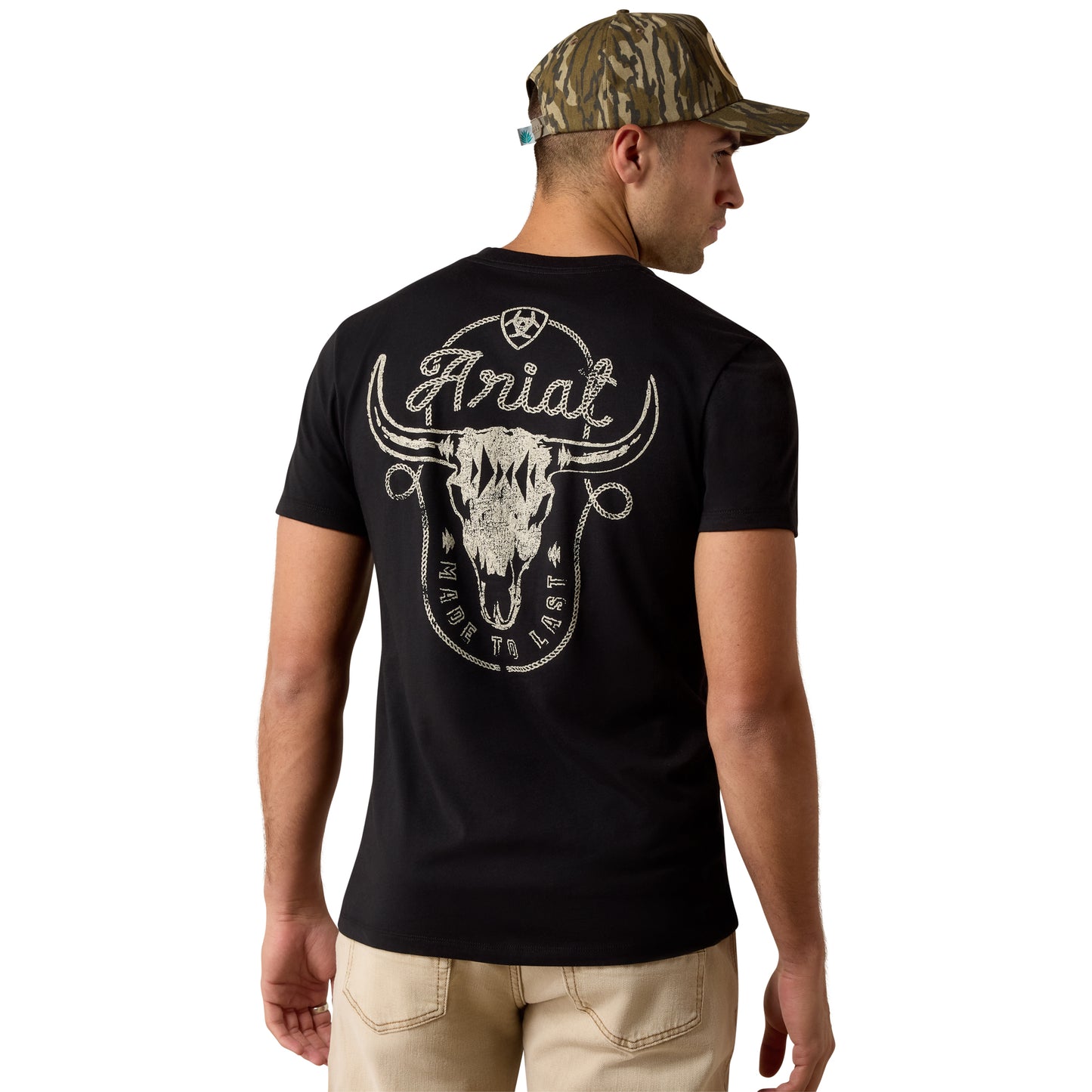 Ariat Men's Roughstock Cattle Black T-Shirt 10080688