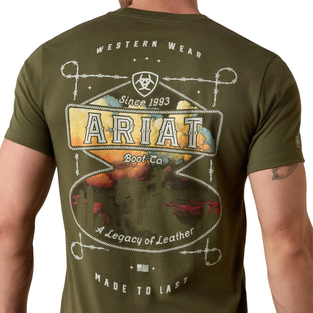 Ariat Men's Outlaw Heritage Grape Leaf T-Shirt 10080703 detail01