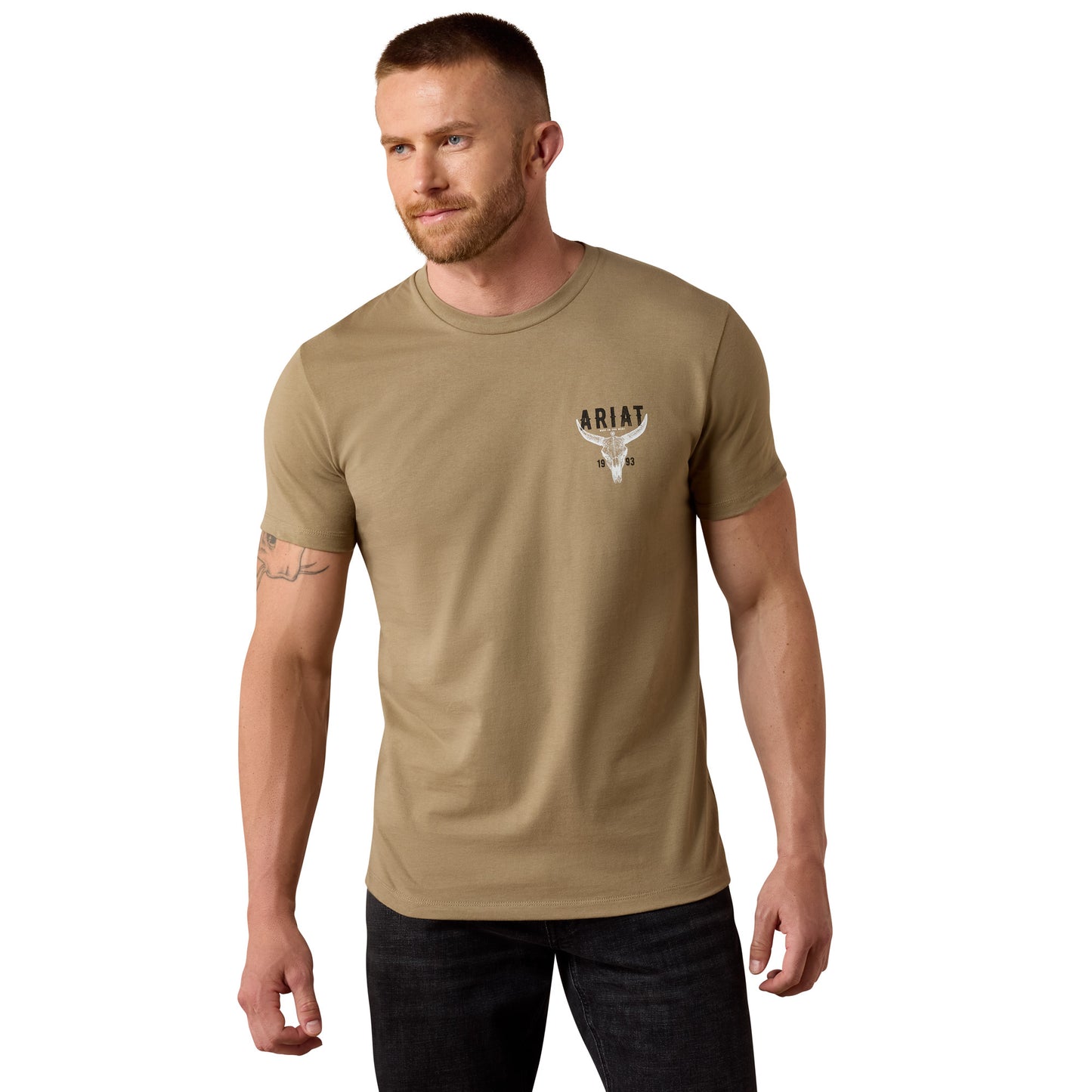 Ariat Men's Best Longhorn Fallen Rock T-Shirt 10080708