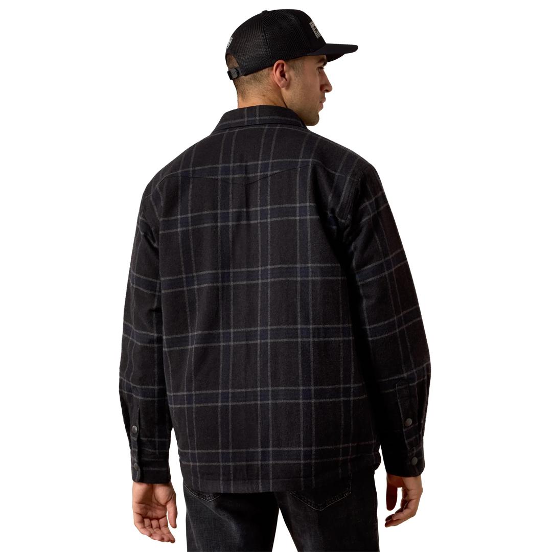 Ariat Men's Retro Charcoal Shirt Jacket 10080731 back