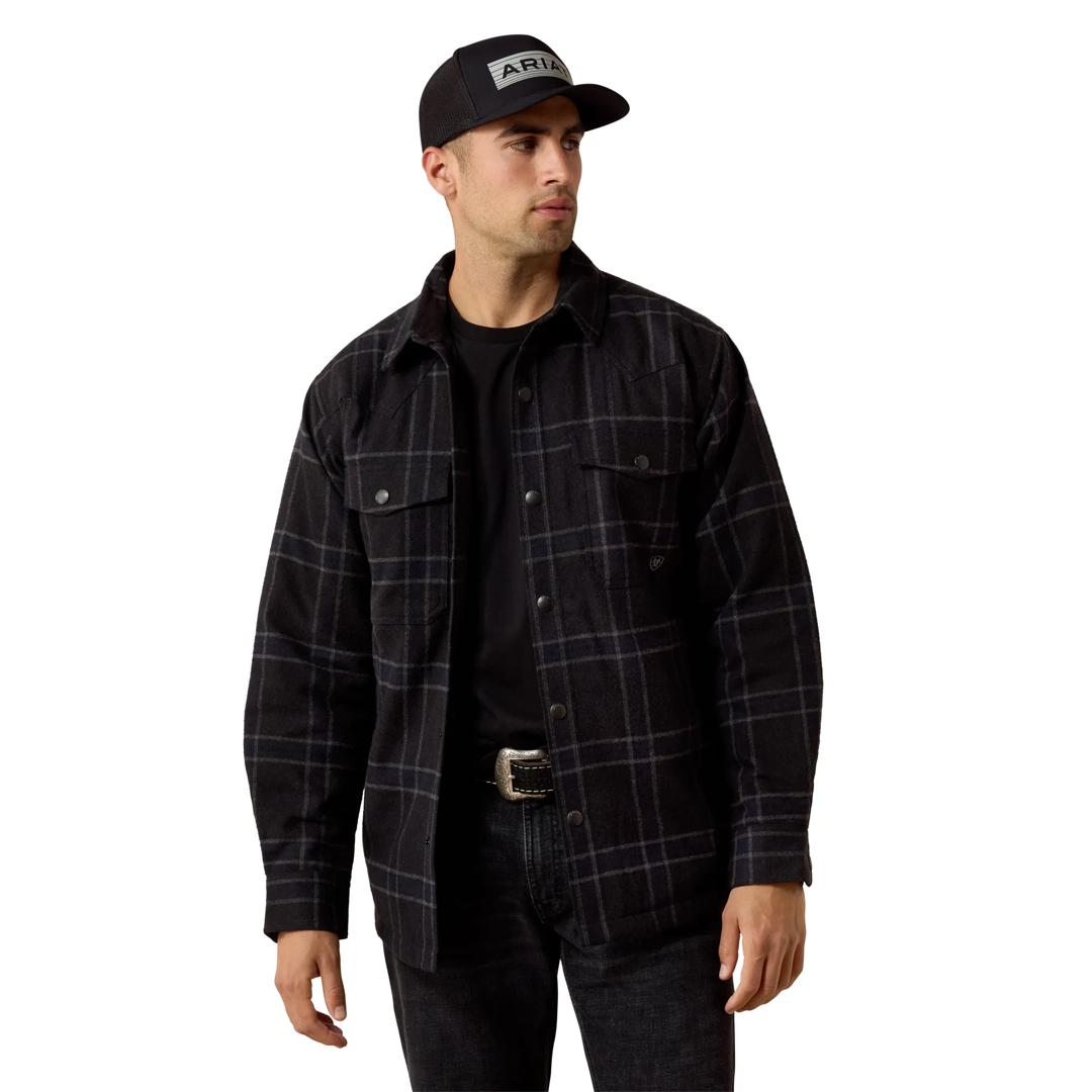 Ariat Men's Retro Charcoal Shirt Jacket 10080731 front