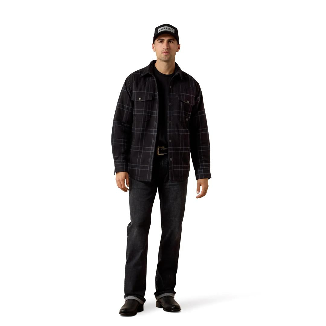 Ariat Men's Retro Charcoal Shirt Jacket 10080731 full