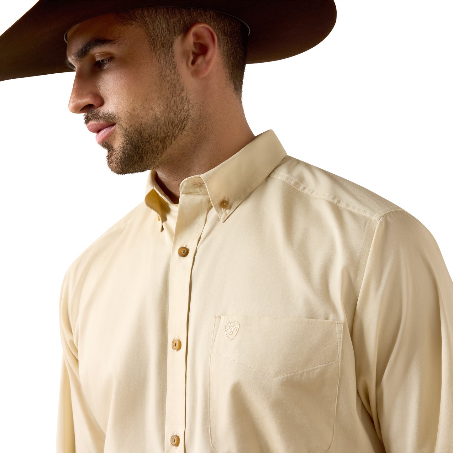Ariat Men's Standard Twill Creme Brulee Classic Fit Shirt 10080937
