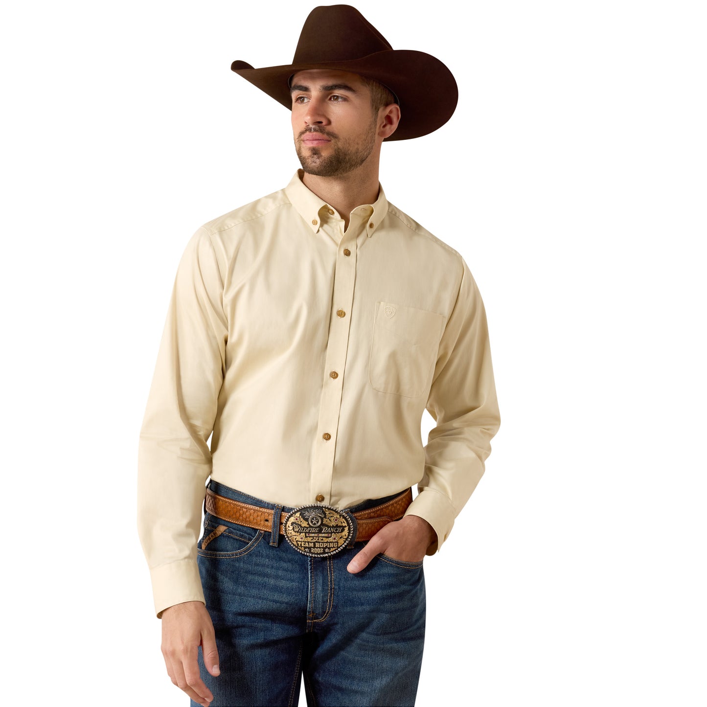 Ariat Men's Standard Twill Creme Brulee Classic Fit Shirt 10080937