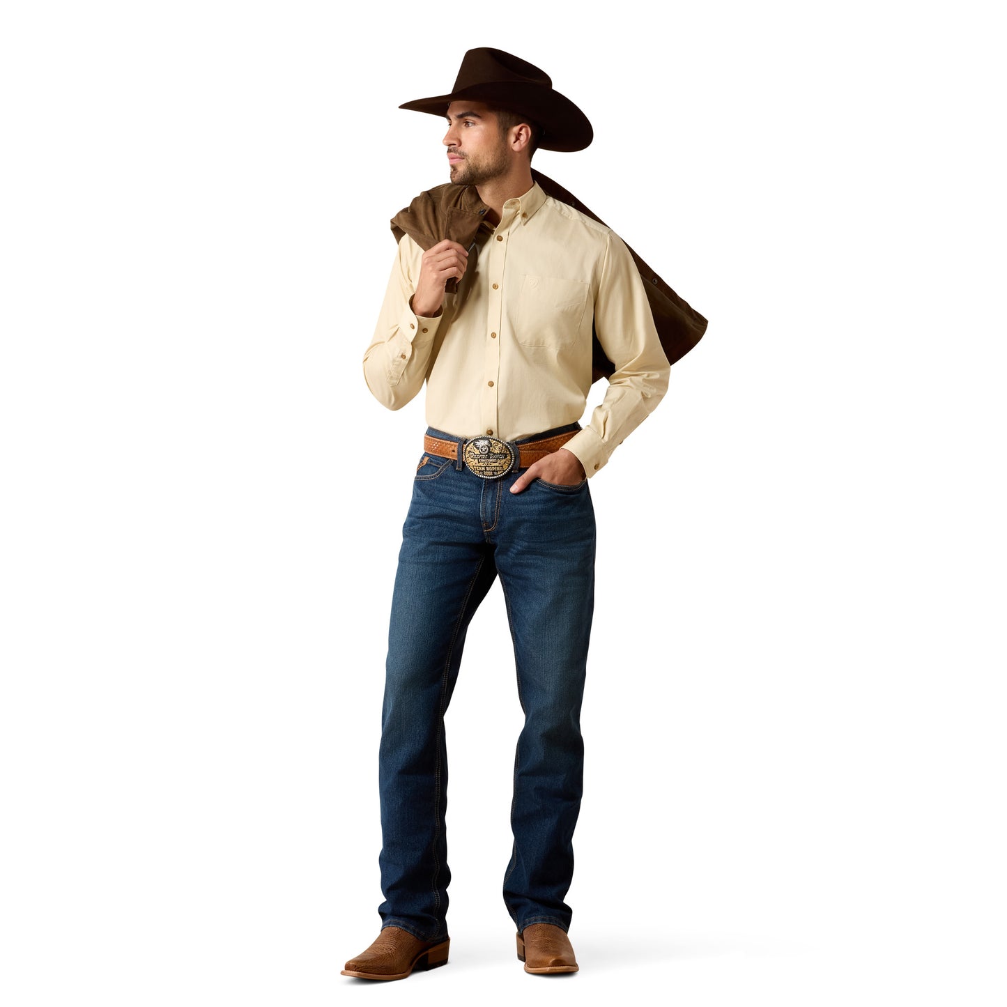 Ariat Men's Standard Twill Creme Brulee Classic Fit Shirt 10080937