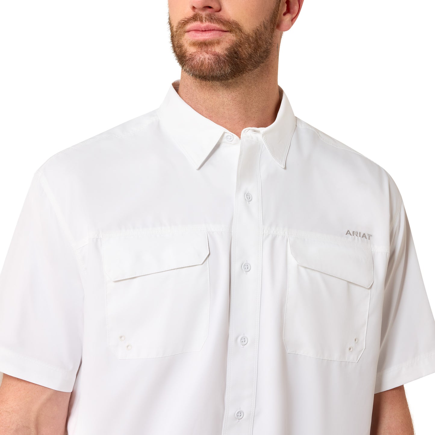 Ariat Men's VentTEK Outbound White Classic Fit Shirt 10081900