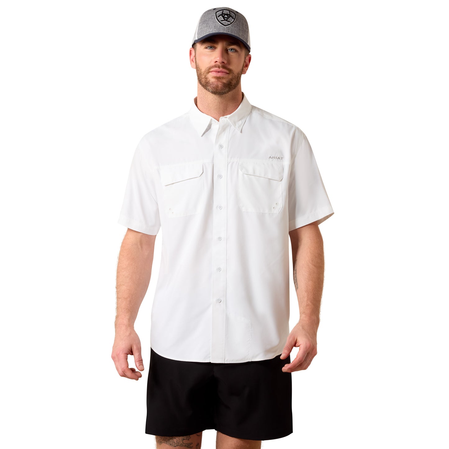 Ariat Men's VentTEK Outbound White Classic Fit Shirt 10081900