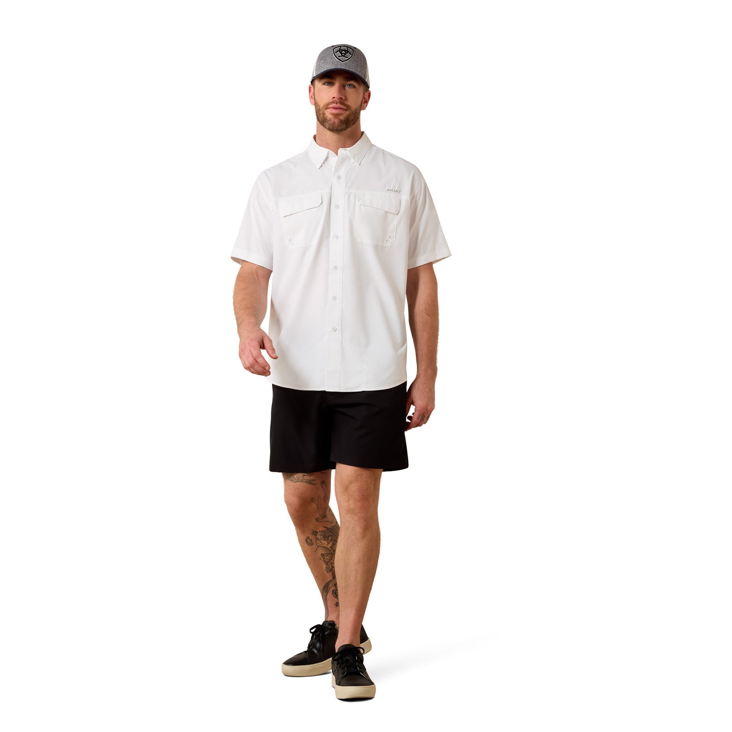 Ariat Men's VentTEK Outbound White Classic Fit Shirt 10081900