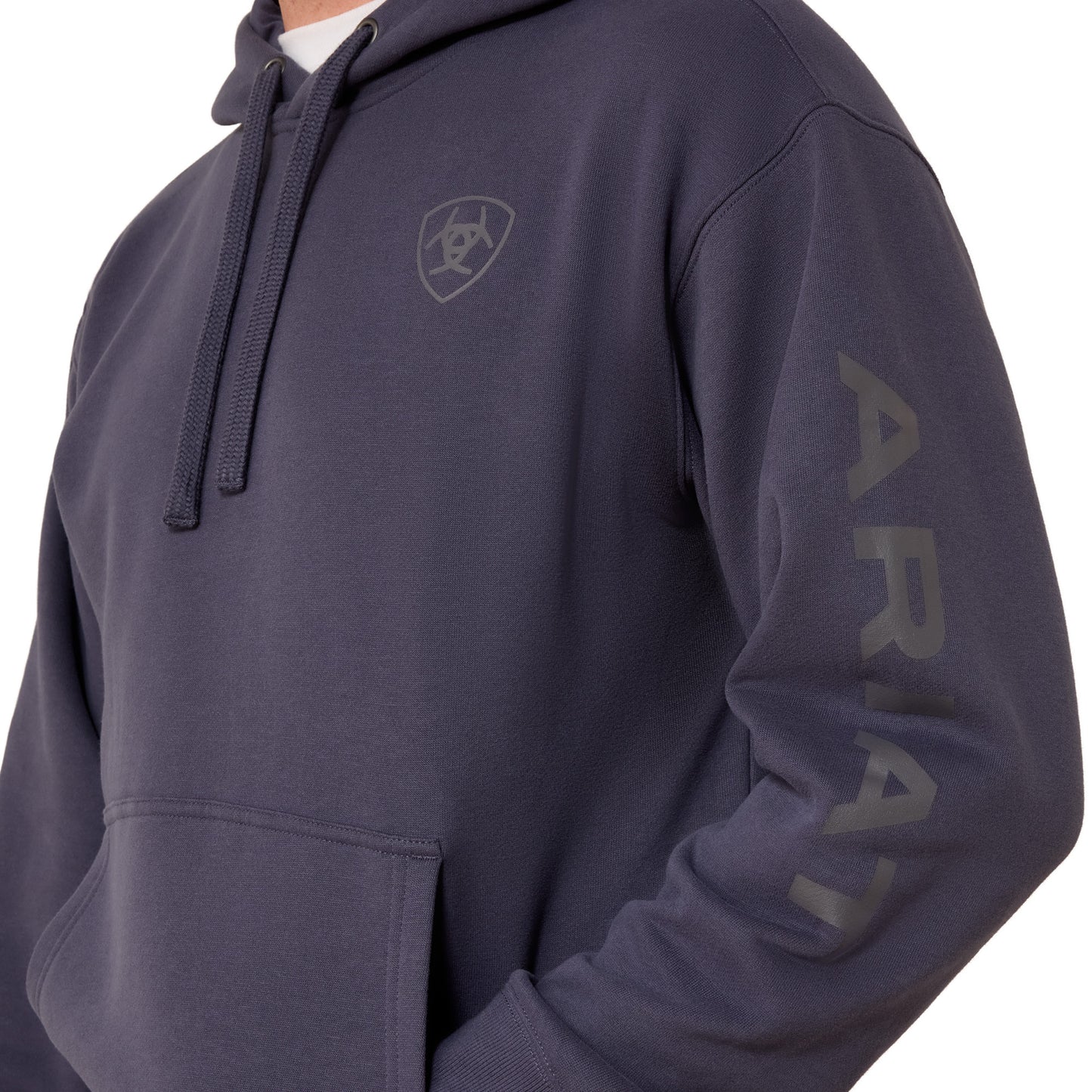 Ariat Men's Odyssey Grey Logo Hoodie 10081907
