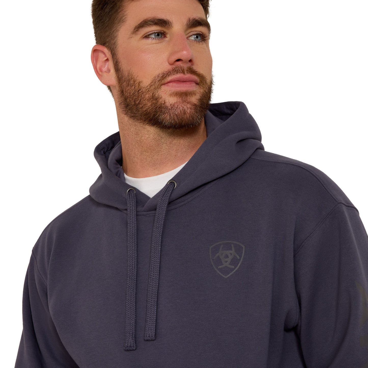 Ariat Men's Odyssey Grey Logo Hoodie 10081907