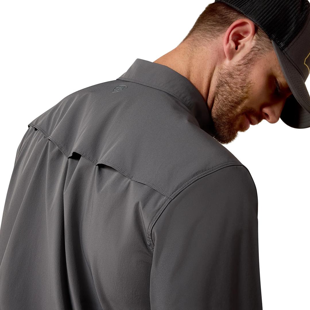 Ariat Men's FrontierTough VentTEK Iron Gate Western Classic Fit Snap Shirt 10081911 detail01