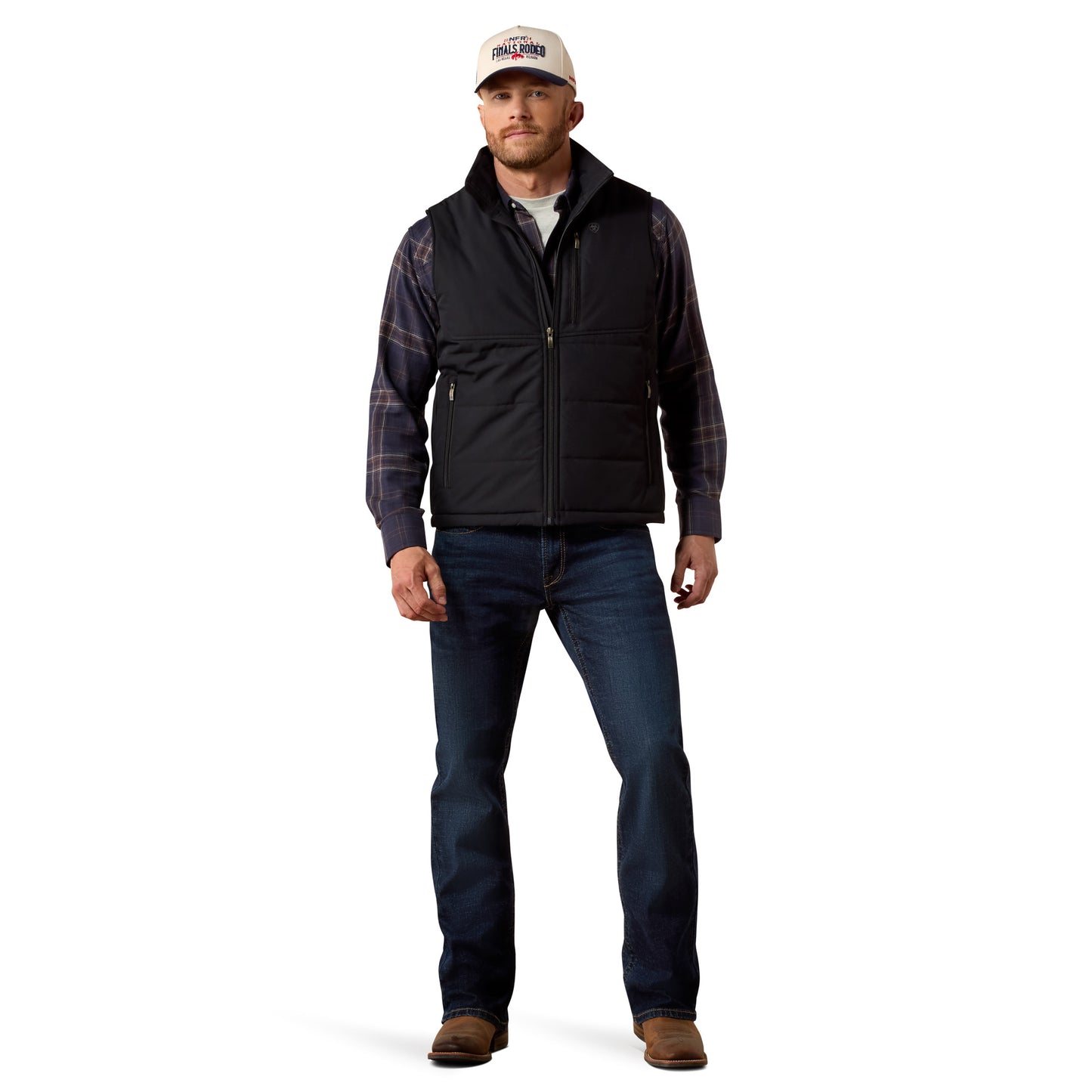 Ariat Men's Titan Black Full Zip Insulated Vest 10081914