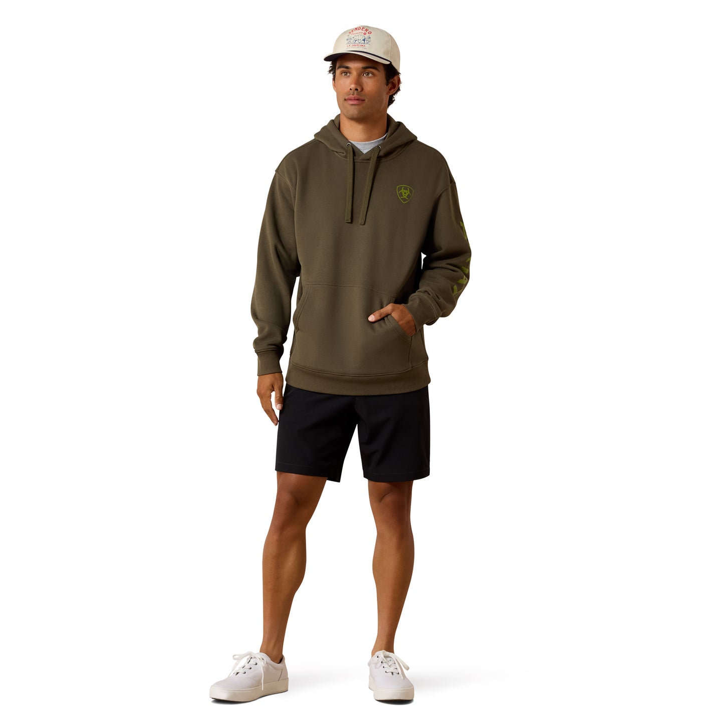 Ariat Men's Grape Leaf Logo Hoodie 10081922