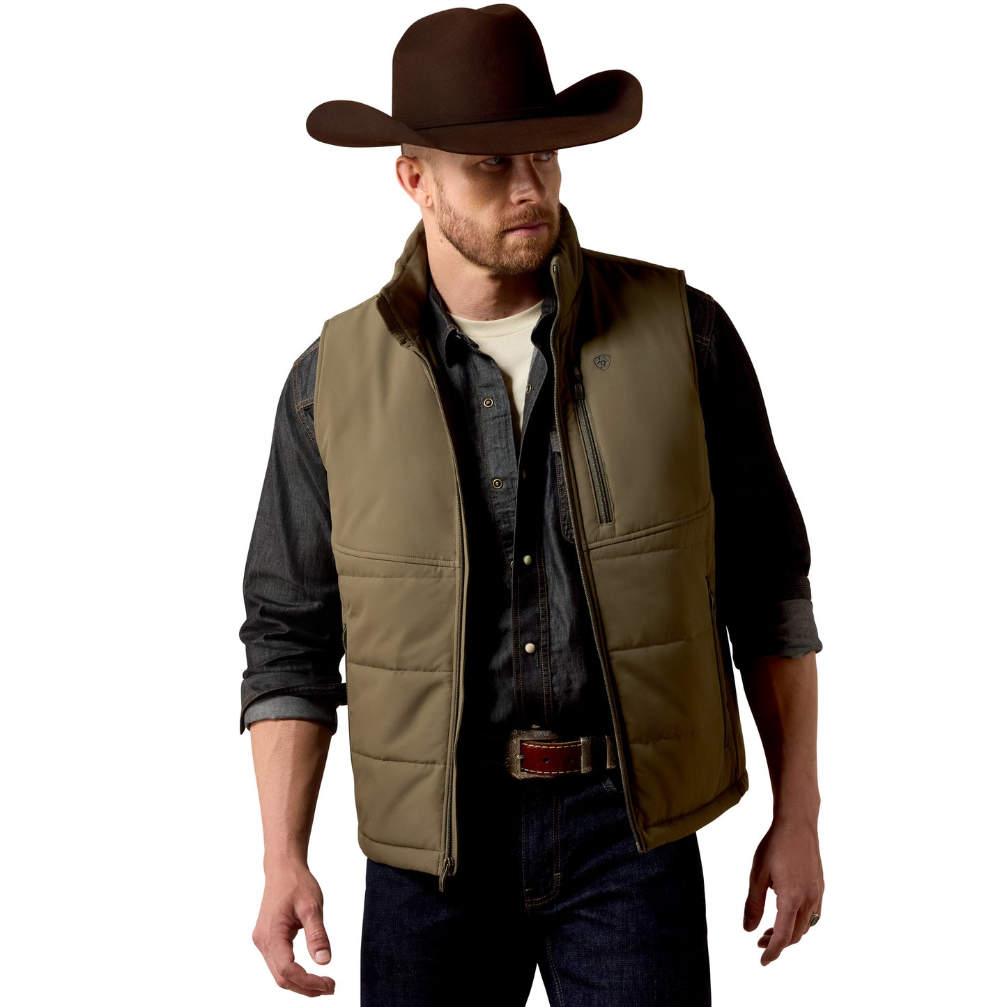 Ariat Men's Titan Grape Leaf Full Zip Insulated Vest 10081923