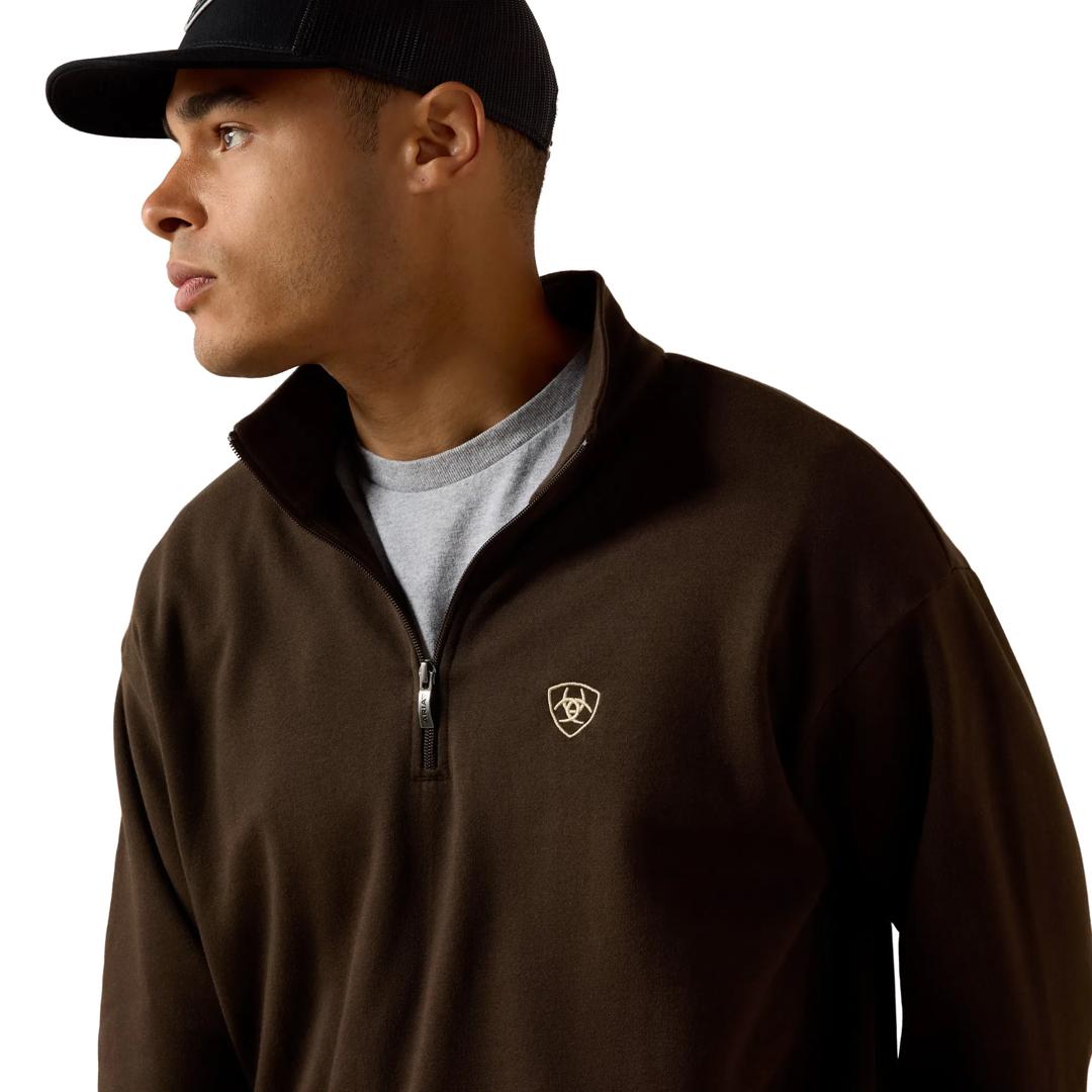 Ariat Men's Delicioso Holiday 1/4 Zip Sweatshirt 10085376 detail01
