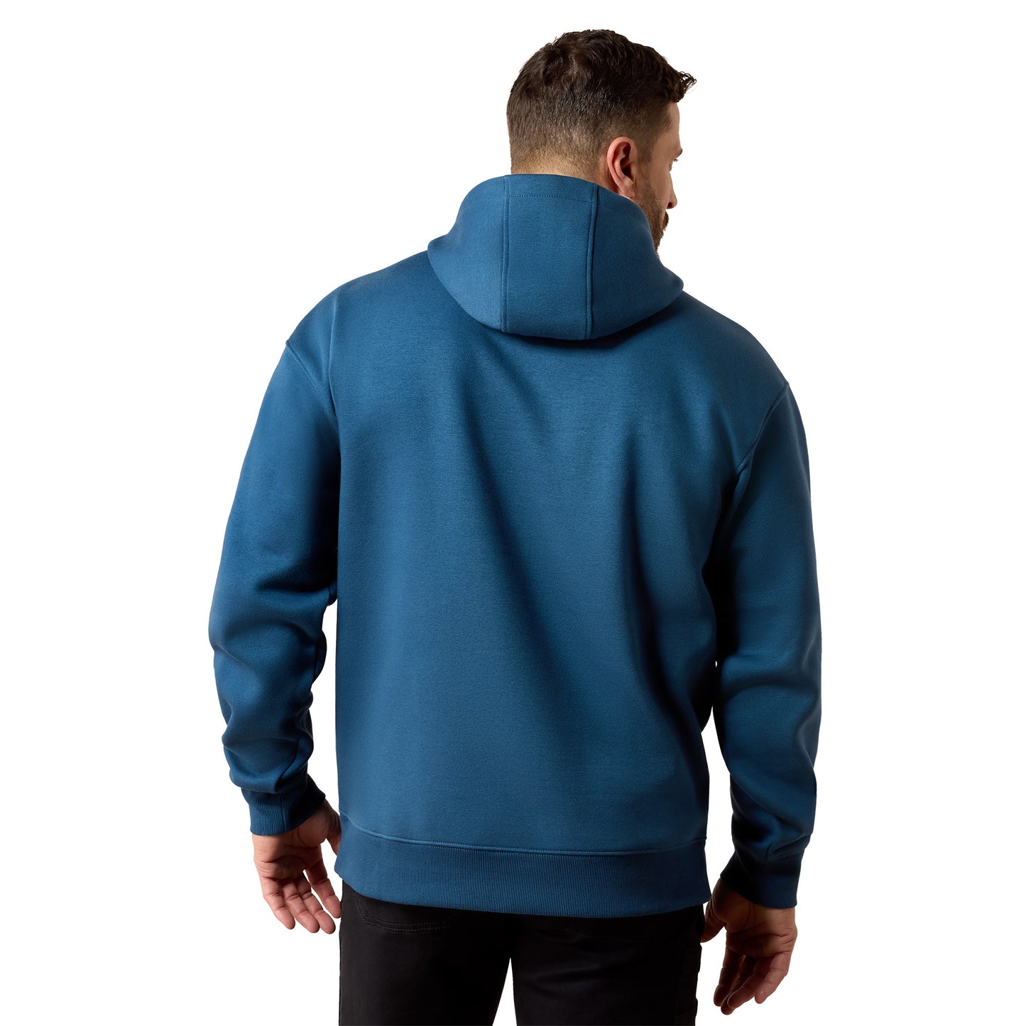 Ariat Men's Rebar Key Largo/Silver Lining Workman Graphic Hoodie 10078950