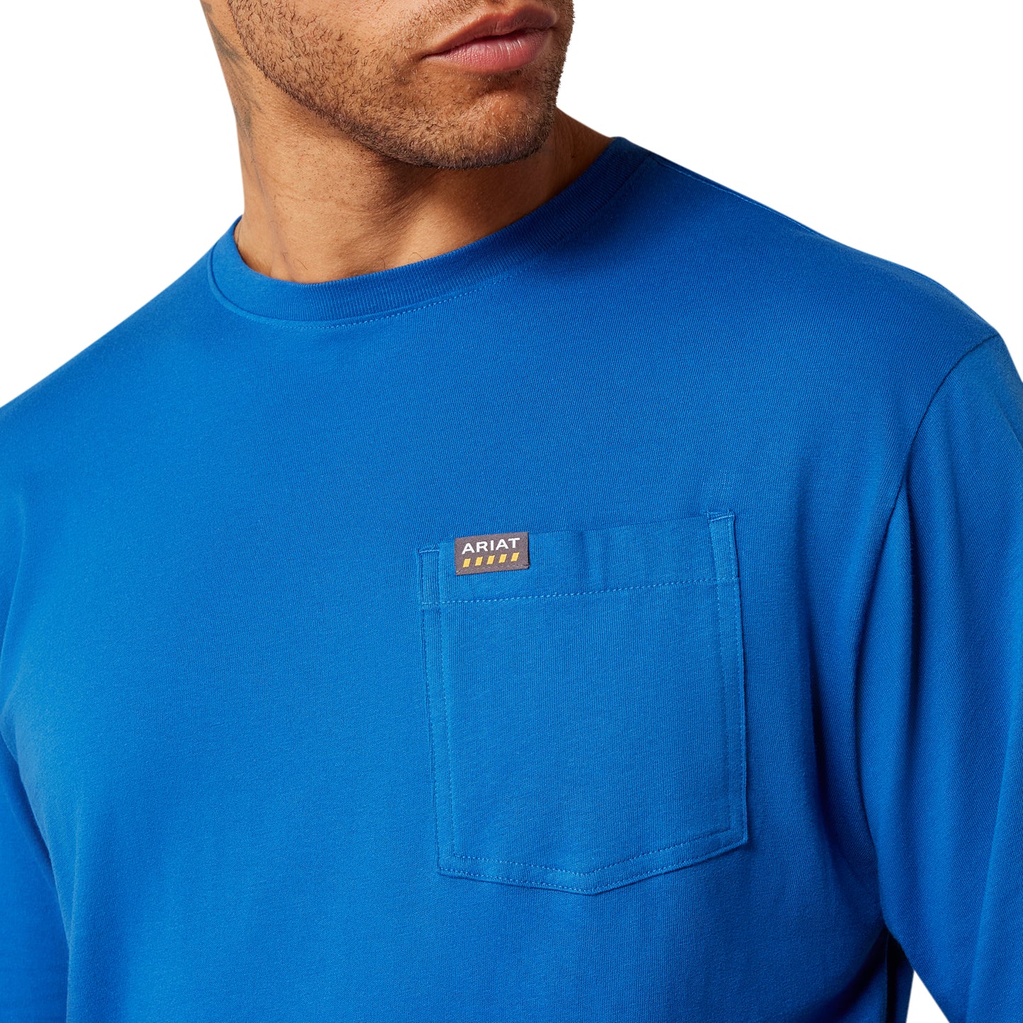 Ariat Men's Rebar True Blue Cotton Strong Working Class T-Shirt 10078986