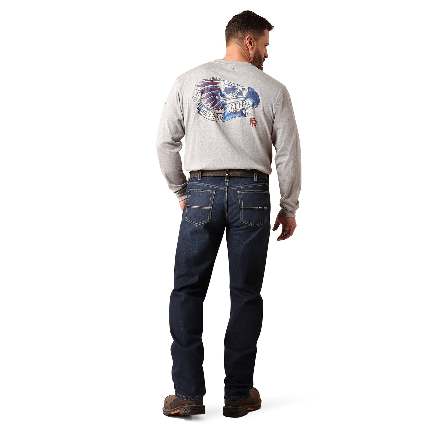 Ariat Men's FR M2 Traditional Relaxed Basic DuraStretch Boot Cut Jeans 10079002