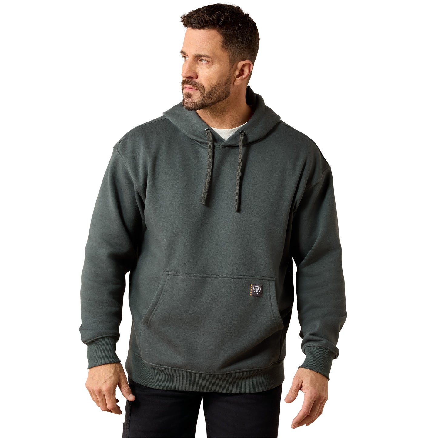 Ariat Men's Rebar Steel Green Workman Bolt Hoodie 10079023