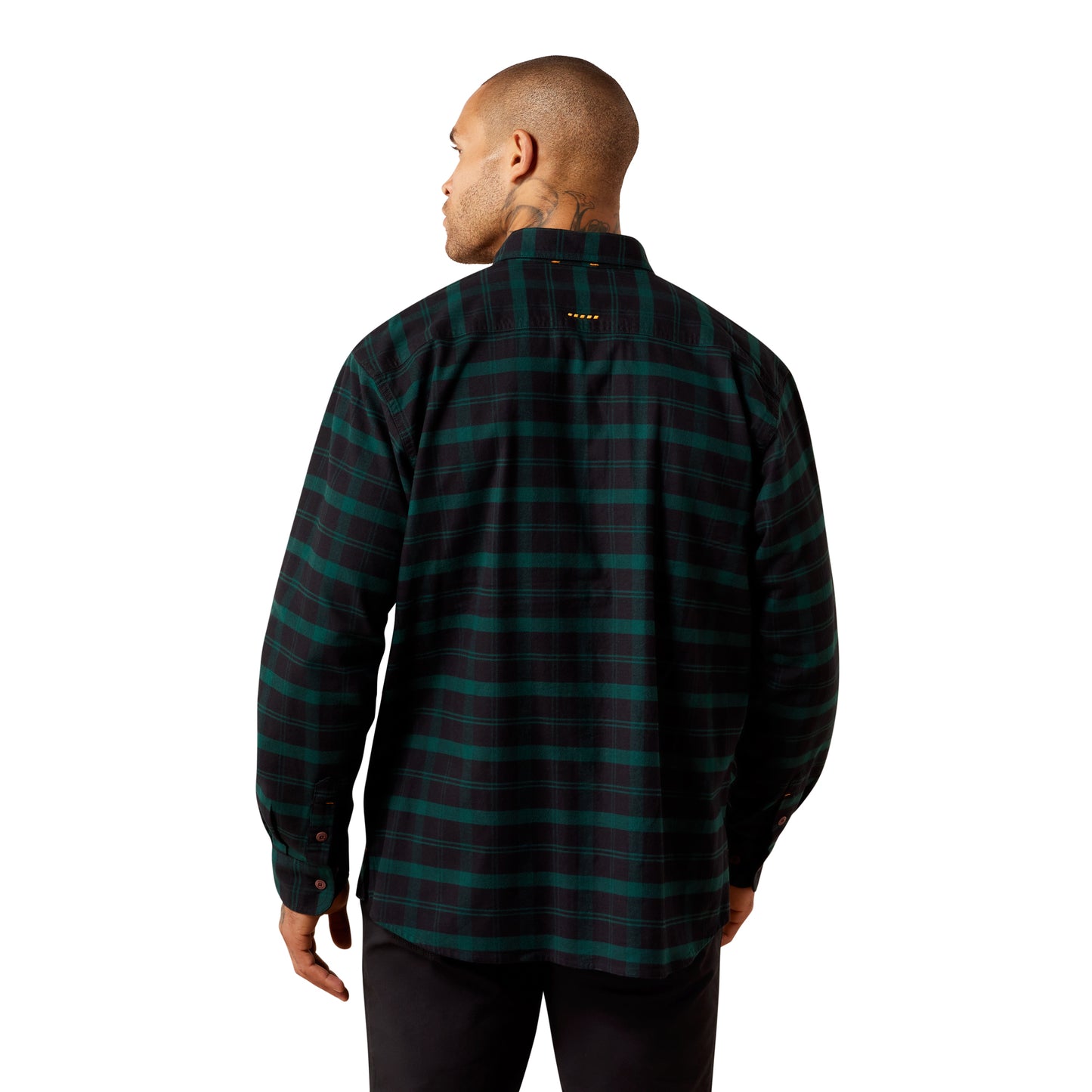 Ariat Men's Rebar Ponderosa Pine Flannel DuraStretch Button Down Shirt 10079043