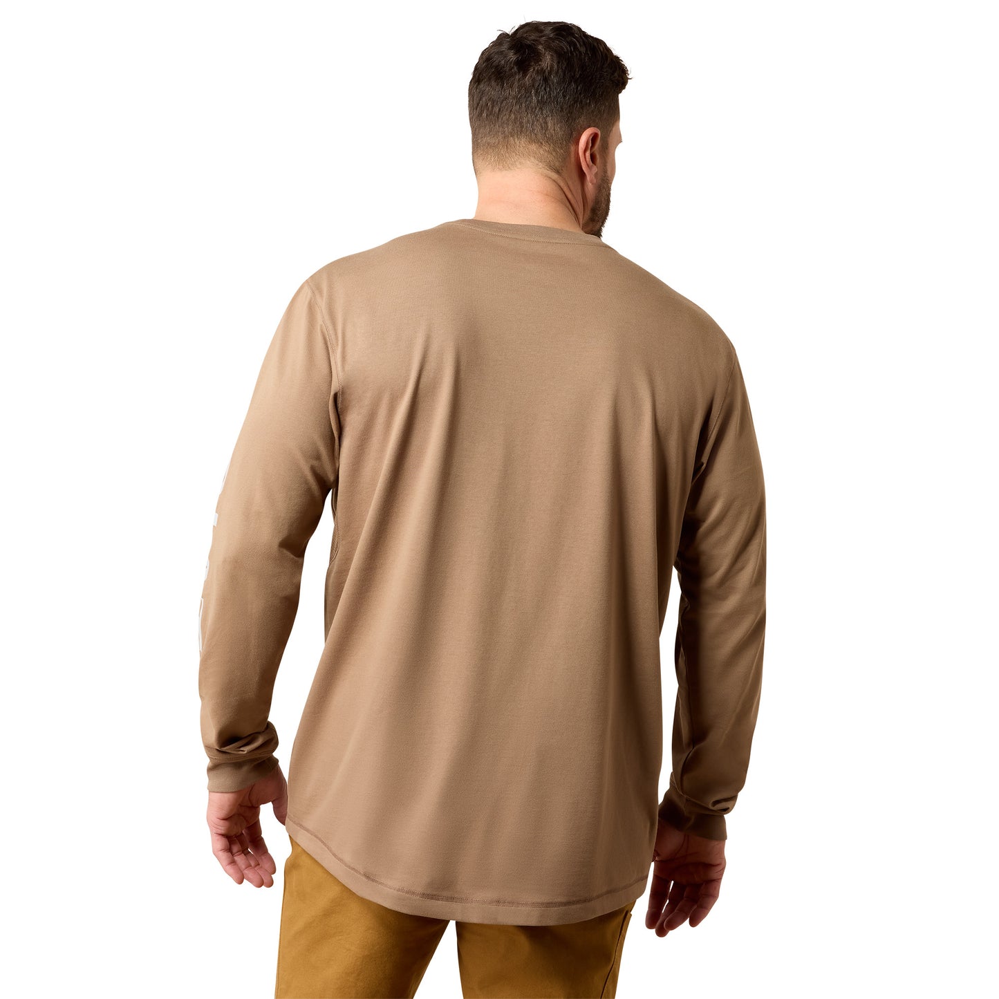 Ariat Men's Rebar Caribou Harbor Mist Workman Logo T-Shirt 10079101