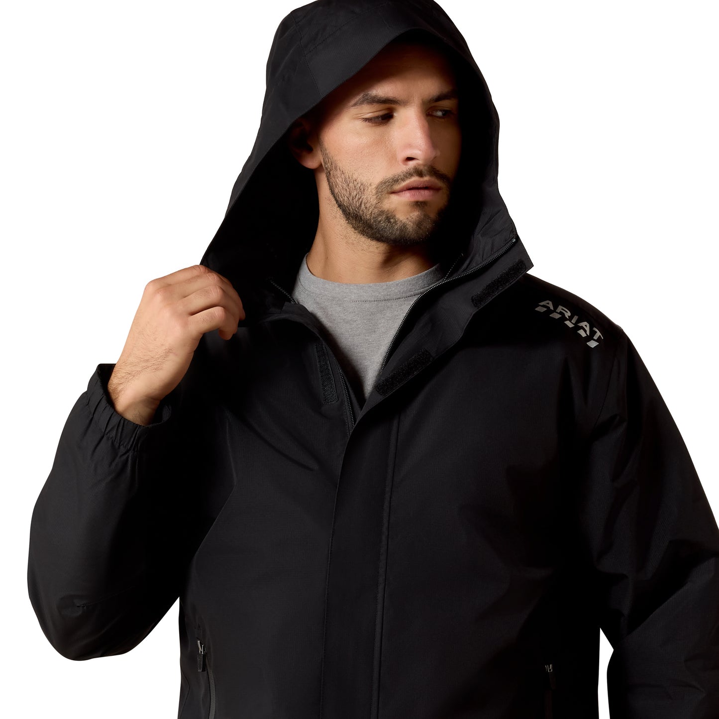 Ariat Men's Rebar Stormshell Black Waterproof Insulated Jacket 10079141