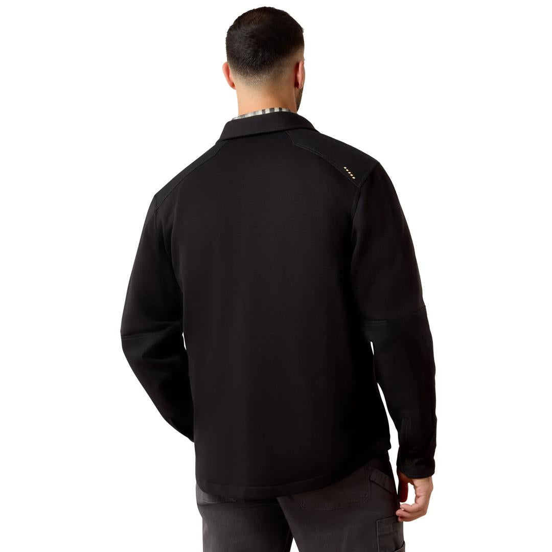 Ariat Men's Rebar Workman Black Duracanvas Shirt Jacket 10079142 back