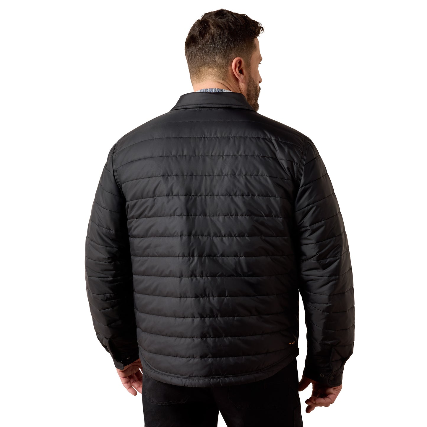 Ariat Men's Rebar Cordura Ripstop Black Lightweight Insulated Shirt Jacket 10079143