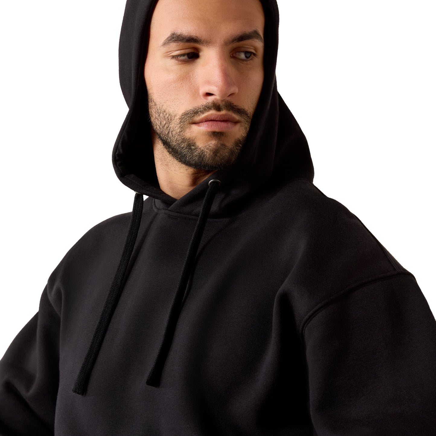 Ariat Men's Black Rebar Workman Bearded Skull Hoodie 10079151