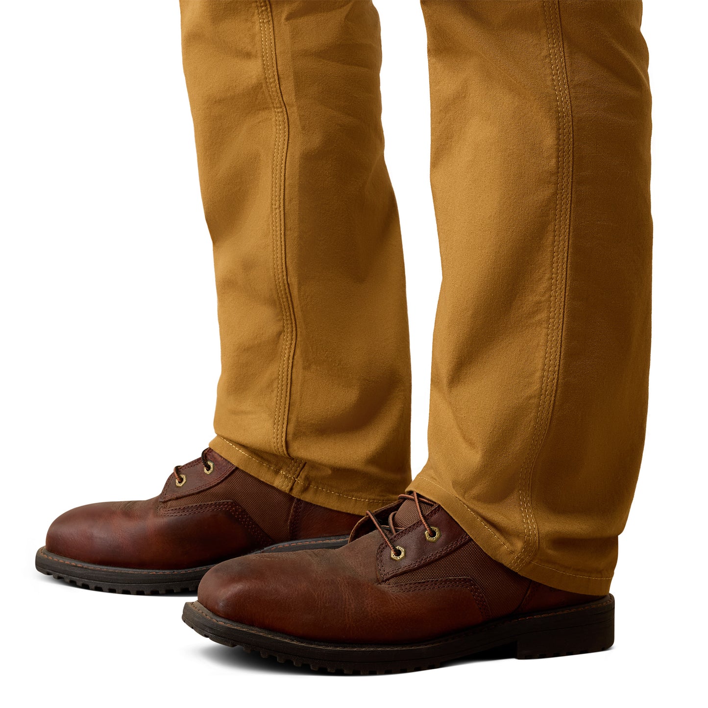 Ariat Men's Rebar M4 Made Tough DuraStretch Bistro Brown Straight Leg Pants10079154
