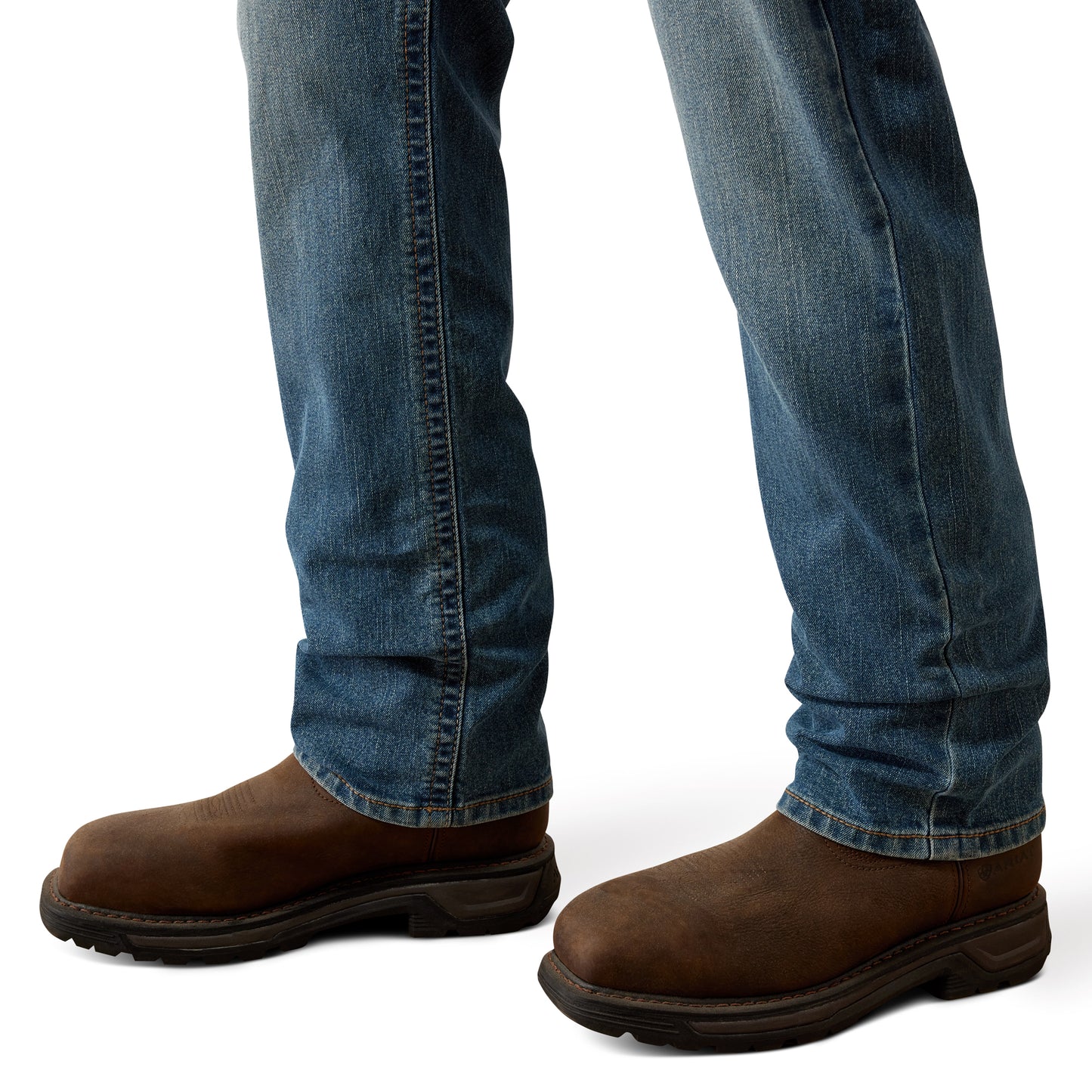 Ariat Mens Rebar M2 Relaxed Rail DuraStretch Edgewood Boot Cut Jean 10079222