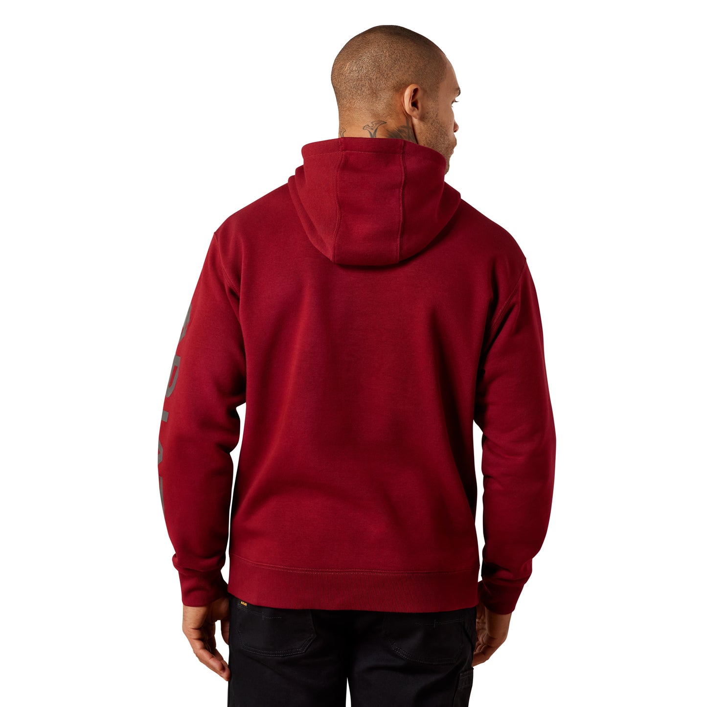 Ariat Men's Rebar Lightweight Pomegranate Logo Hoodie 10079708