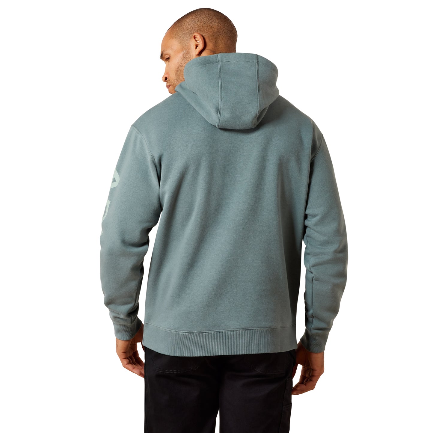 Ariat Men's Rebar Lightweight North Atlantic Logo Hoodie 10079751